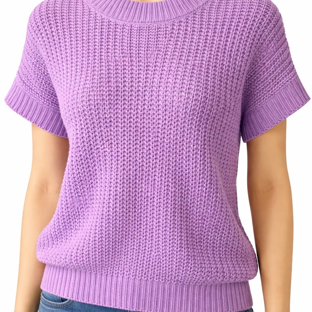 Zenana Lavender Knit Sweater